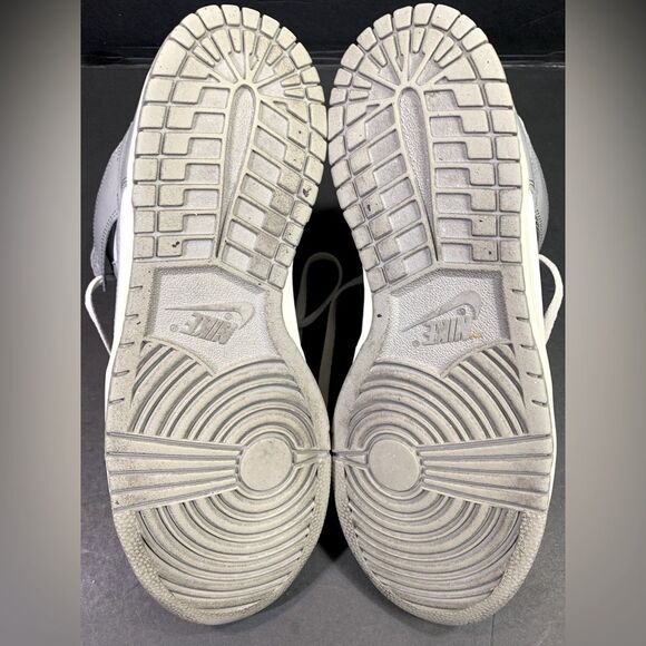Nike Dunk Mens High Sail Pack Retro Grey Vintage White Shoe Size 10.5 ( Rare ) - Picture 7 of 8